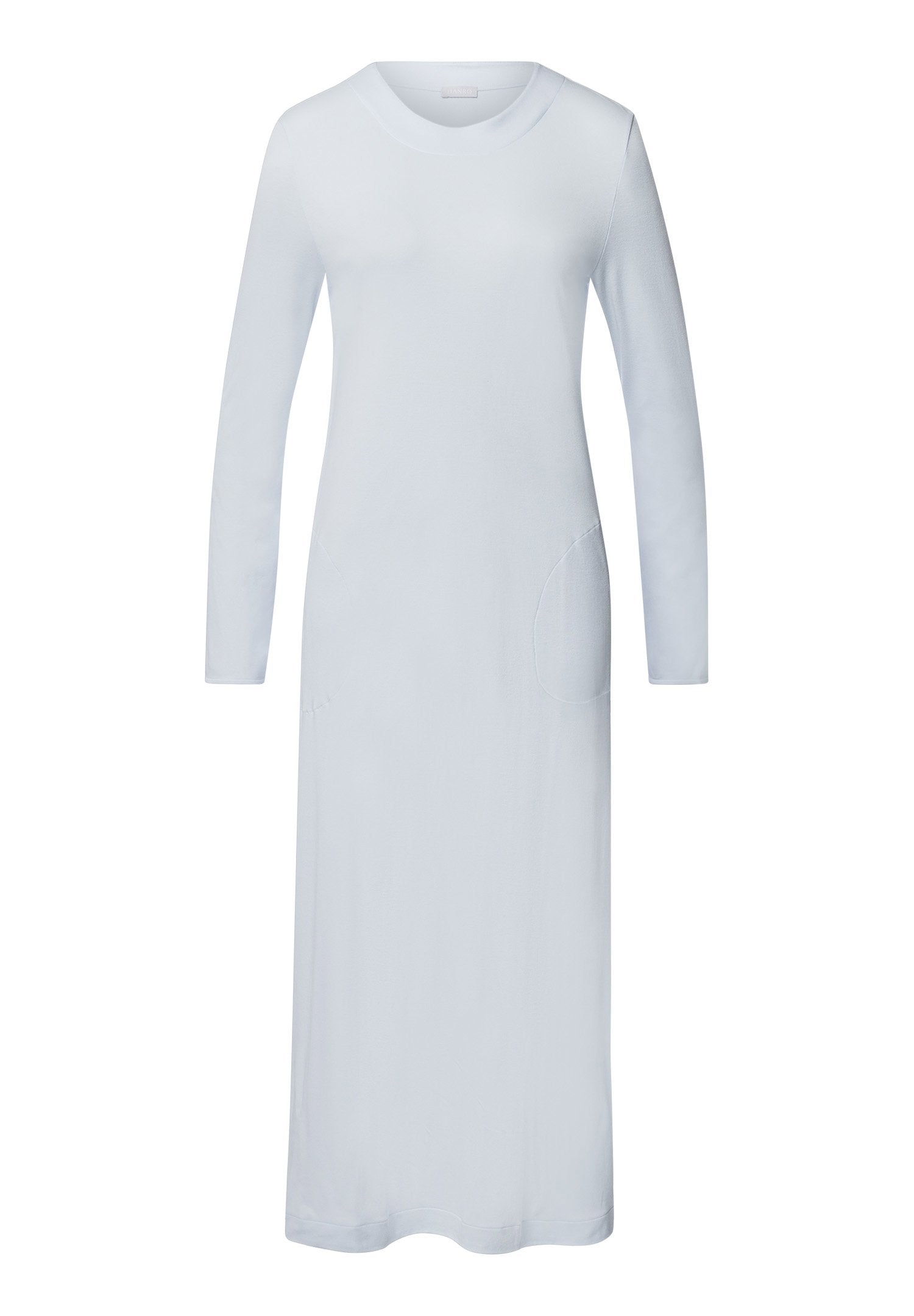 HANRO long sleeve Nightdress 130cm in powder blue HANRO long sleeve Nightdress 130cm in powder blue