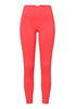 Front cutout view of HA juicy melon microfibre Leggings