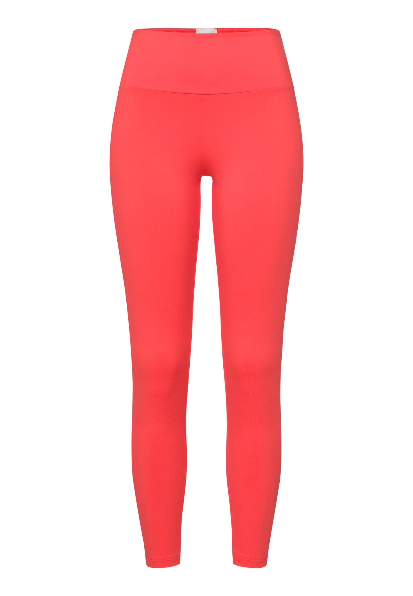 Front cutout view of HA juicy melon microfibre Leggings