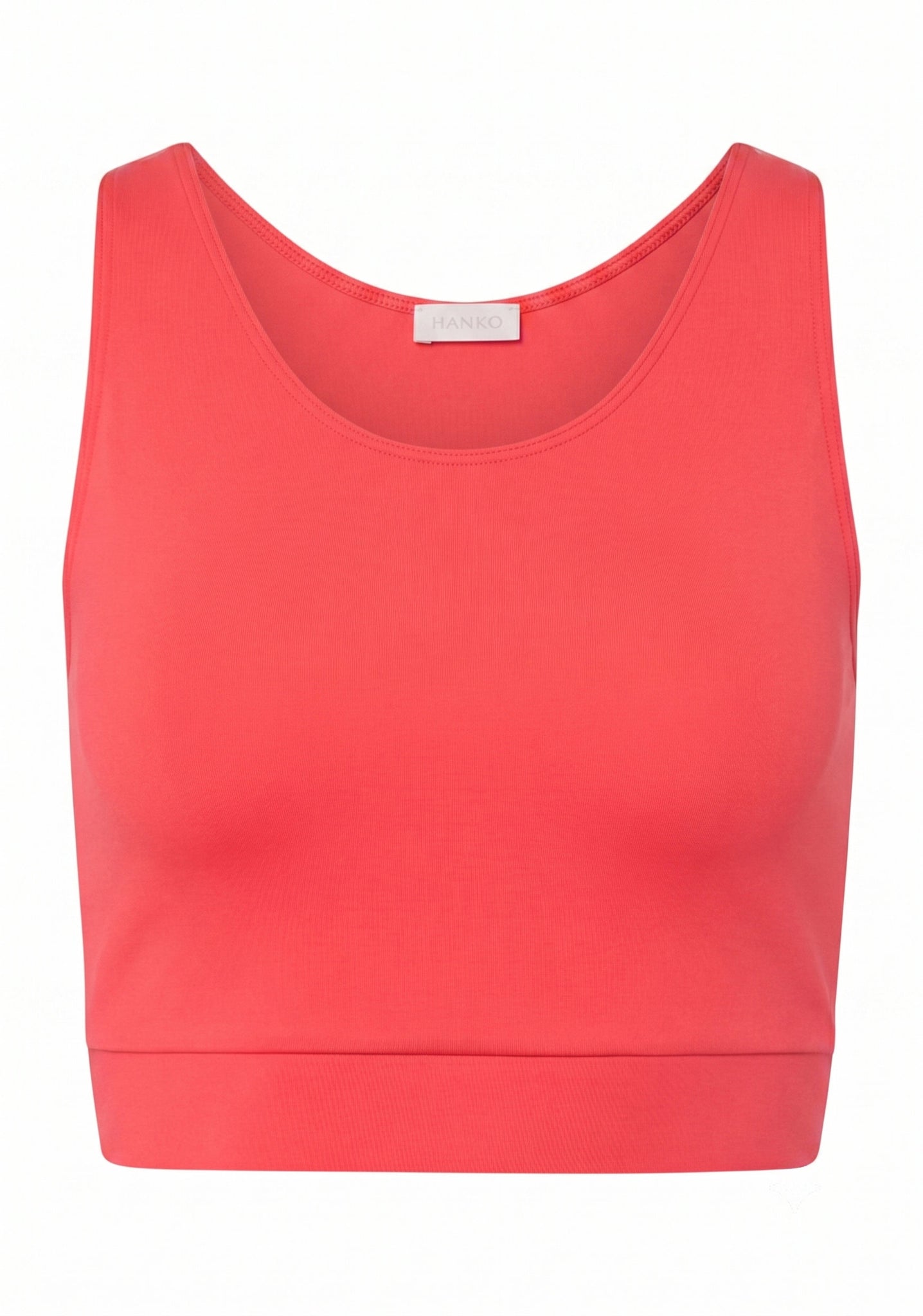 Front cutout view of HA juicy melon microfibre Tank Top