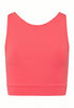 Back cutout view of HA juicy melon microfibre Tank Top