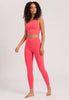Full-body view of a women model wearing HA juicy melon microfibre Tank Top