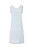 Back cutout view of HA watery blue cotton Sleeveless Nightdress 90cm
