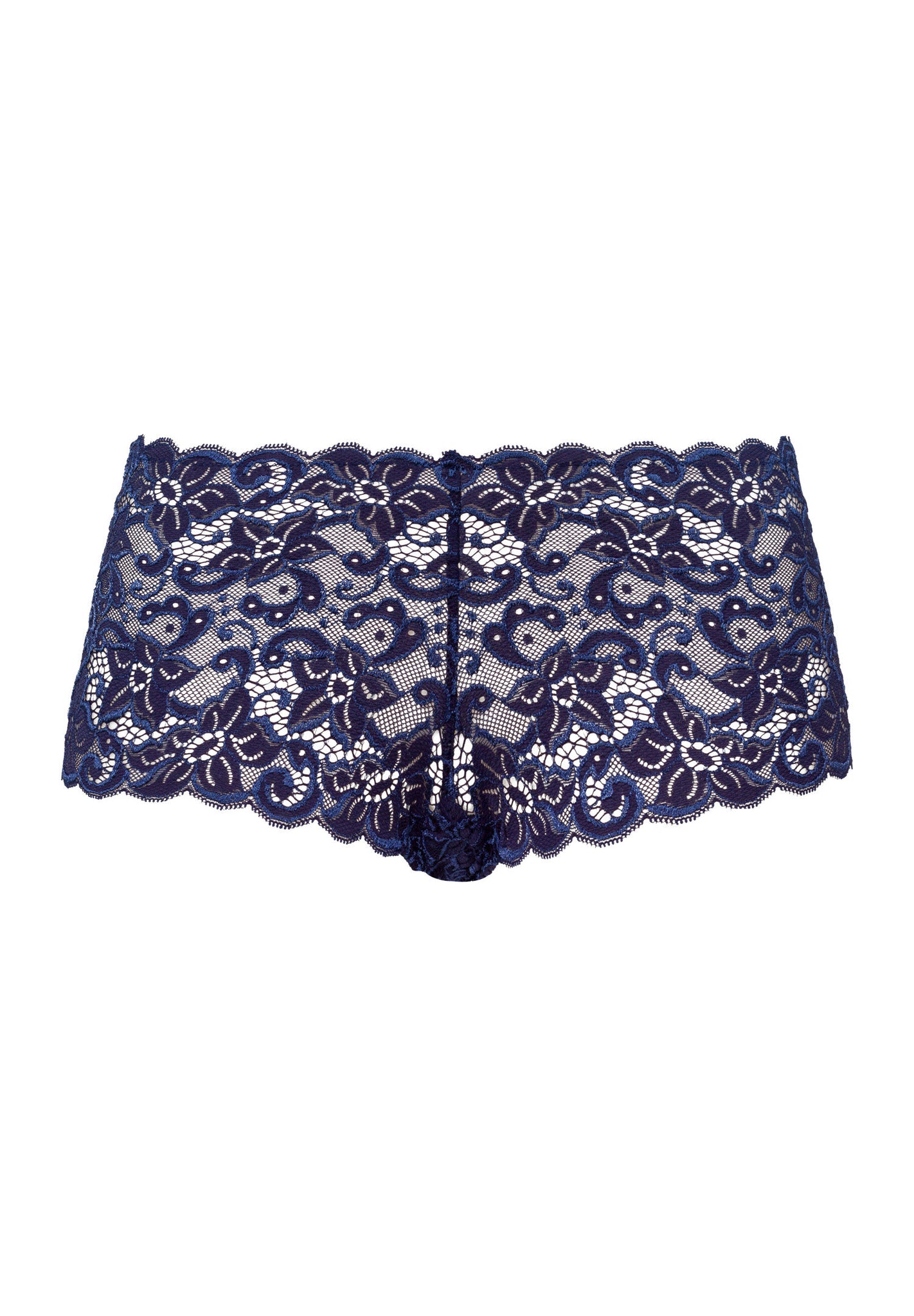 Front cutout view of HA deep navy modal/viscose/tencel Full Brief