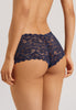 Back view of a women model wearing HA deep navy modal/viscose/tencel Full Brief