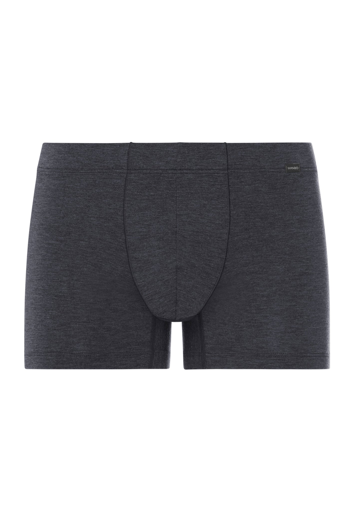 Front cutout view of HA charcoal melange modal/viscose/tencel Pants