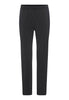 Front cutout view of HA charcoal melange modal/viscose/tencel Long Pants