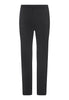 Back cutout view of HA charcoal melange modal/viscose/tencel Long Pants