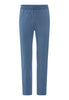 Front cutout view of HA tanzanite melange modal/viscose/tencel Long Pants