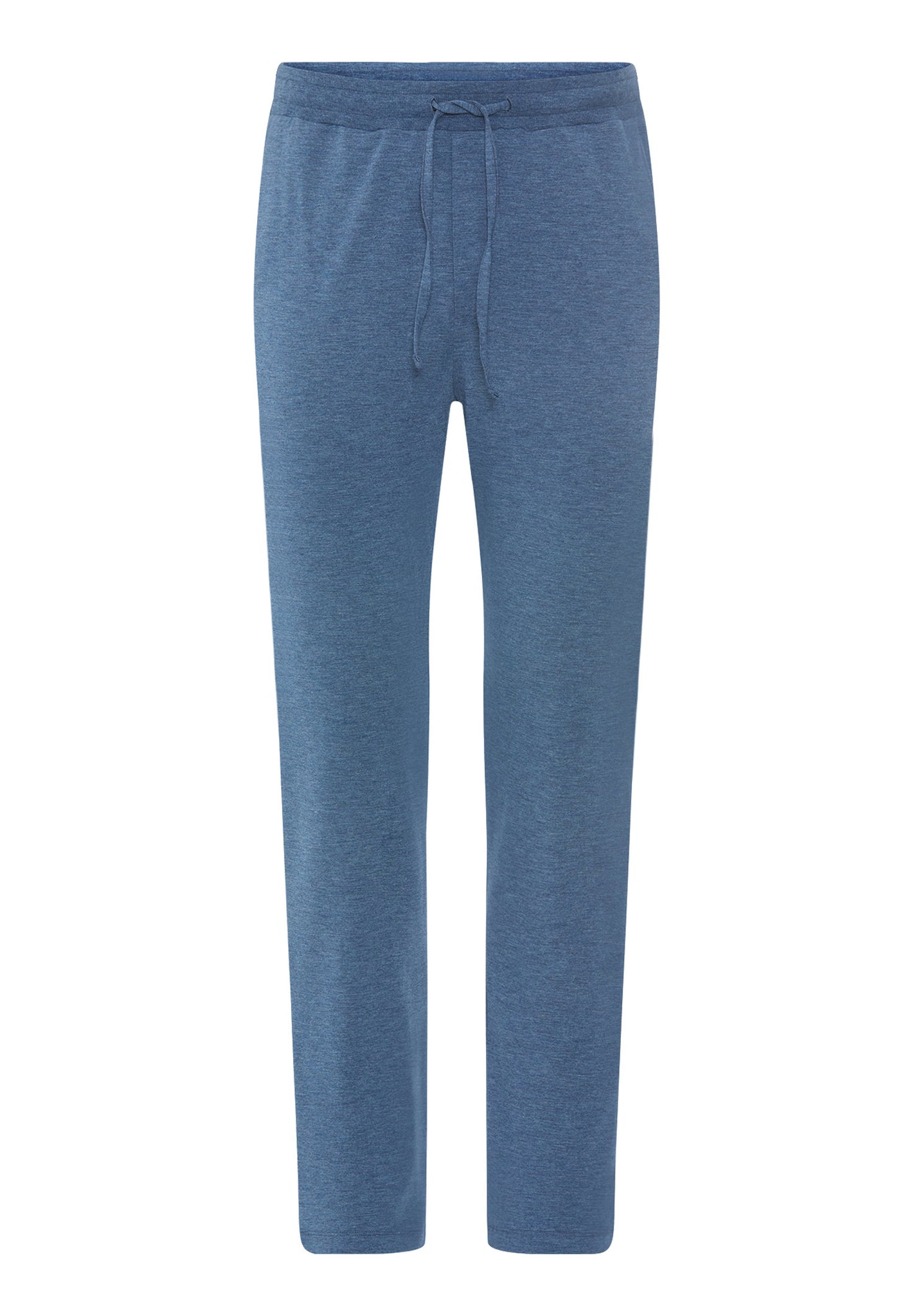 Front cutout view of HA tanzanite melange modal/viscose/tencel Long Pants