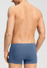 General view of a men model wearing HA stormy gray/tanzanite cotton Pants 2Pack