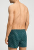 Back view of a men model wearing HA pisces garden cotton Boxers