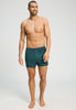 Full-body view of a men model wearing HA pisces garden cotton Boxers