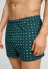 Close-up view of a men model wearing HA pisces garden cotton Boxers