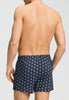 Back view of a men model wearing HA celestial night cotton Boxers