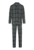 Front cutout view of HA willow squares cotton L/SLV Pajama