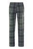 Back cutout view of HA willow squares cotton Long Pants