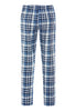 Back cutout view of HA pacific squares cotton Long Pants