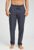 Front view of a men model wearing HA stormy flannell cotton Long Pants