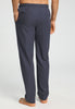 Back view of a men model wearing HA stormy flannell cotton Long Pants