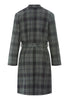 Back cutout view of HA willow squares cotton Robe