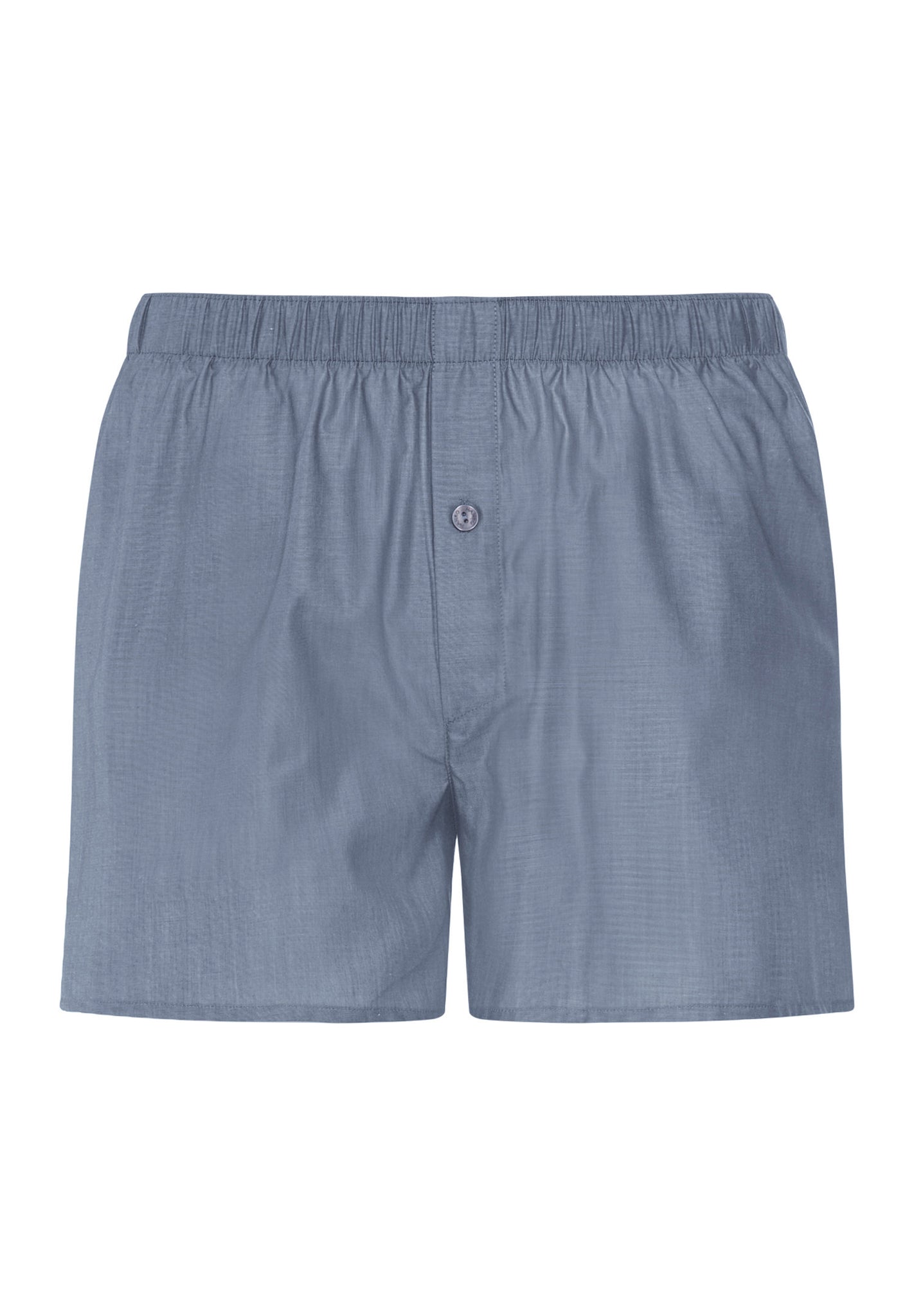 Front cutout view of HA chambray blue cotton Boxers