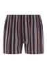 Front cutout view of HA pinecone stripes cotton Boxers