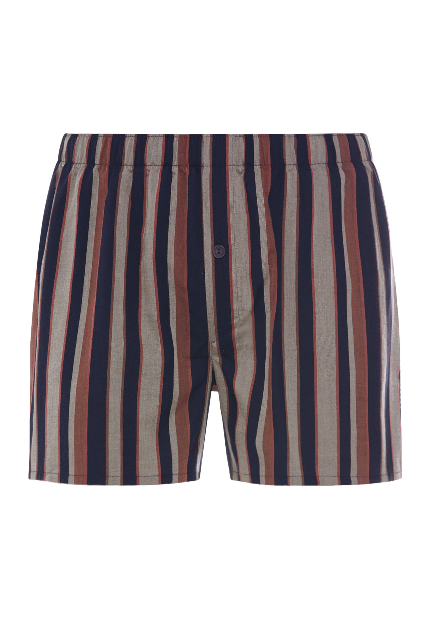 Front cutout view of HA pinecone stripes cotton Boxers