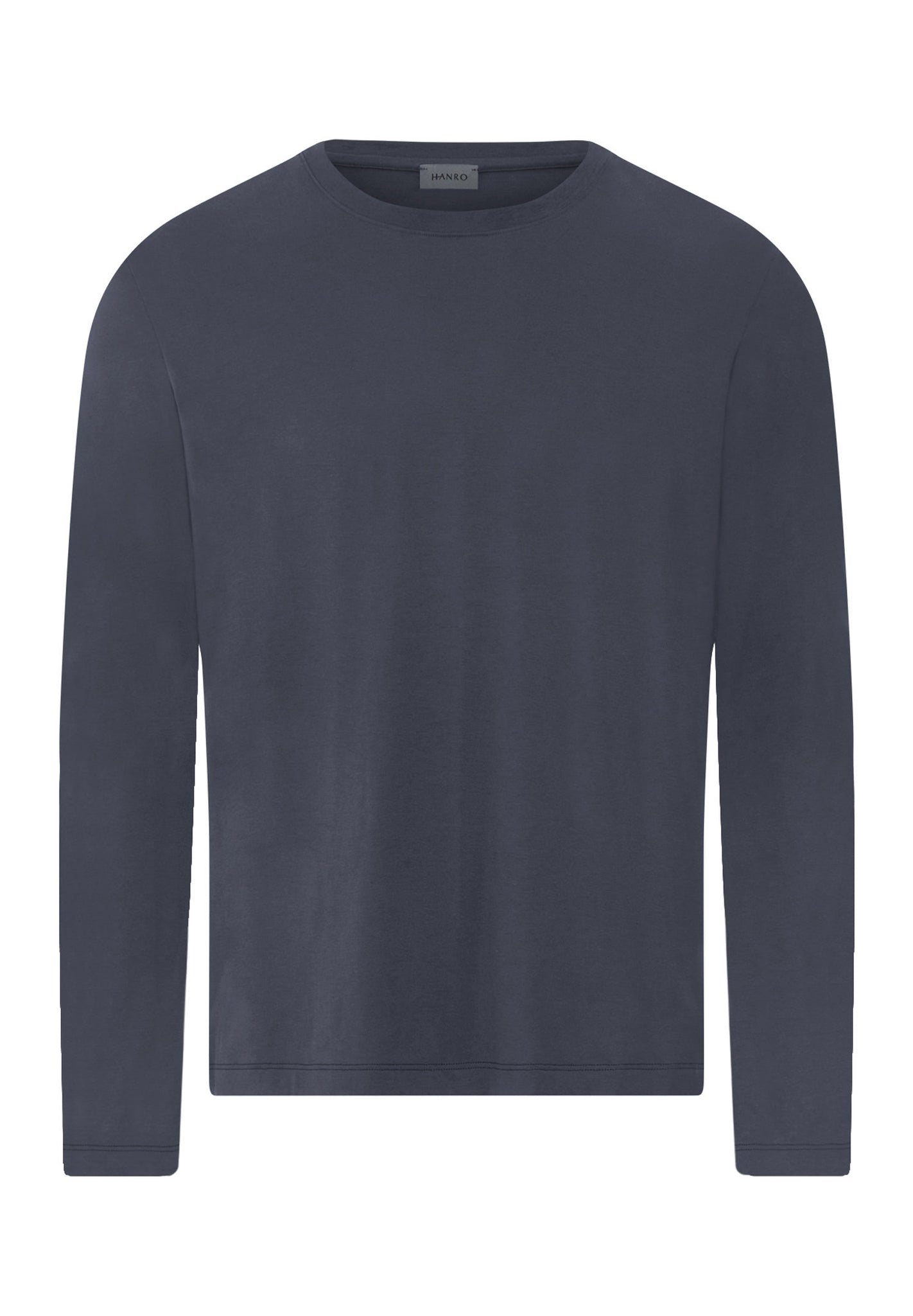 Front cutout view of HA stormy gray cotton L/SLV Shirt