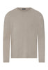Front cutout view of HA wooly beige cotton L/SLV Shirt