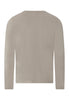 Back cutout view of HA wooly beige cotton L/SLV Shirt