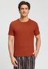 Front view of a men model wearing HA roobios tea cotton S/SLV Shirt