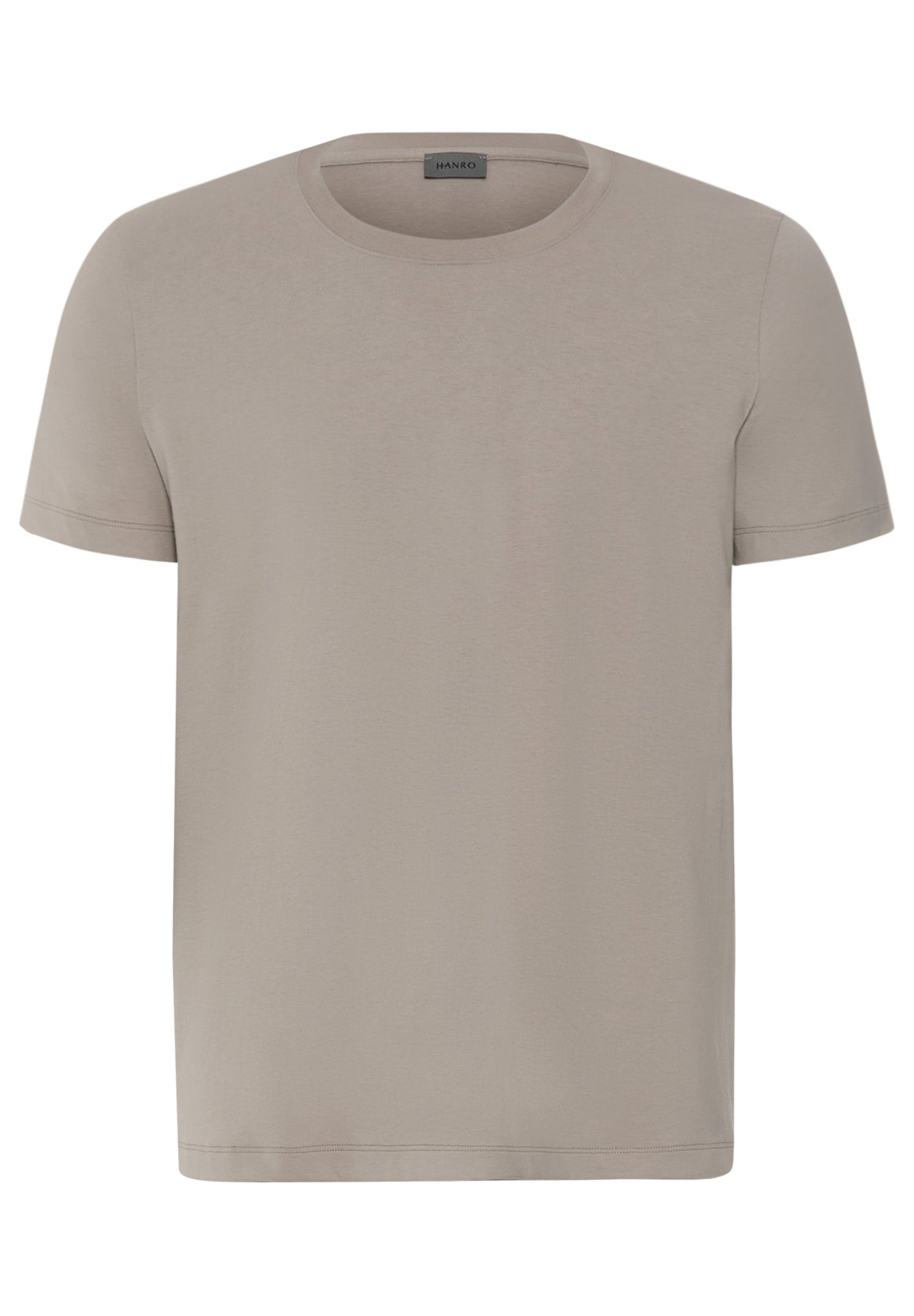 Front cutout view of HA wooly beige cotton S/SLV Shirt