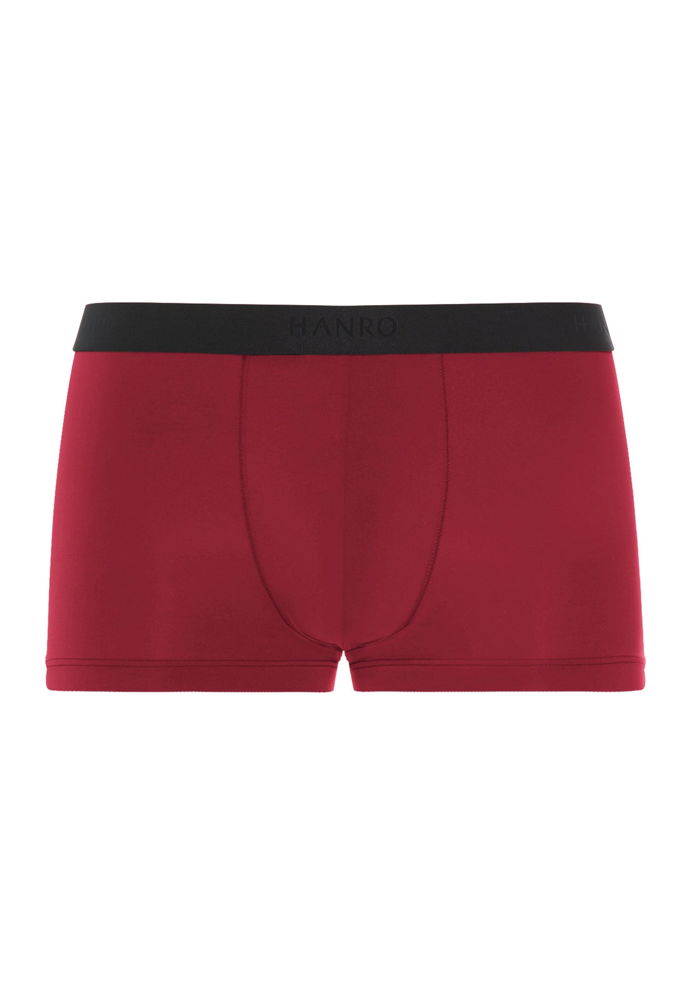 Front cutout view of HA intense red microfibre Pants