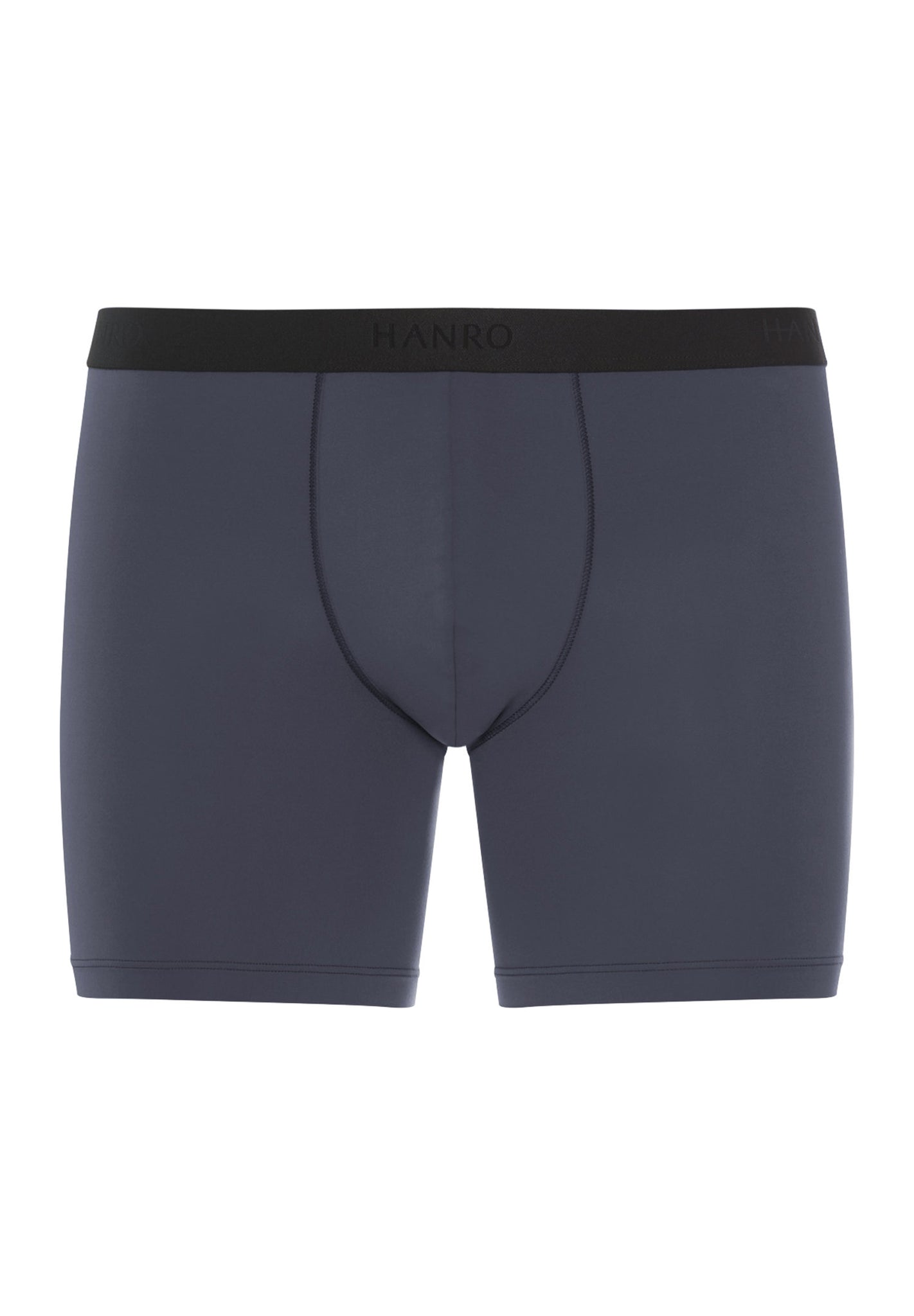 Front cutout view of HA stormy gray modal/viscose/tencel Shortleg Pants