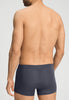 Back view of a men model wearing HA stormy gray modal/viscose/tencel Pants