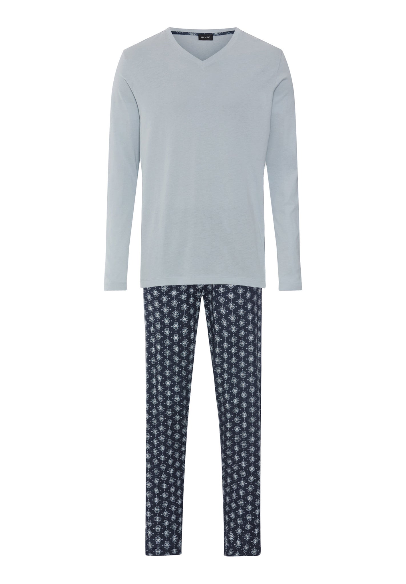Front cutout view of HA celestial night cotton L/SLV Pajama