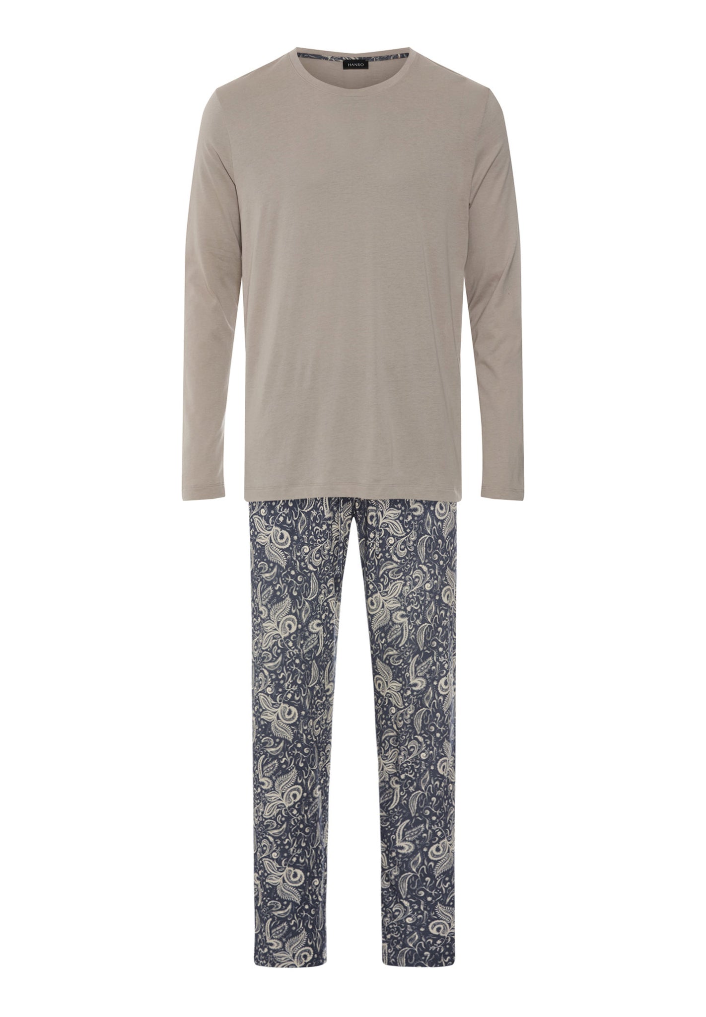 Front cutout view of HA midnight dream cotton L/SLV Pajama
