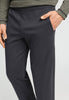 General view of a men model wearing HA charcoal art cotton L/SLV Pajama
