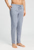 Front view of a men model wearing HA jeans lines cotton Long Pants