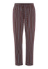 Front cutout view of HA libra stripes cotton Long Pants