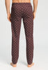 Back view of a men model wearing HA sagittarius cotton Long Pants