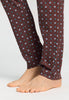 Close-up view of a men model wearing HA sagittarius cotton Long Pants