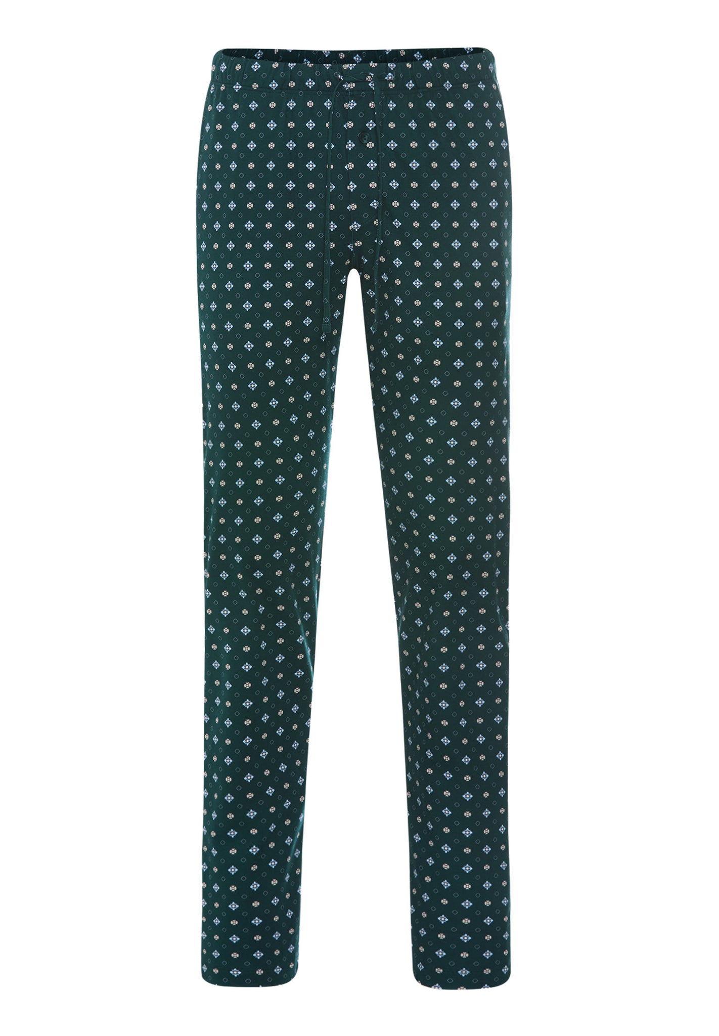 Front cutout view of HA pisces garden cotton Long Pants