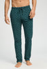Front view of a men model wearing HA pisces garden cotton Long Pants