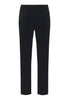 Back cutout view of HA black cotton Long Pants