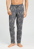 Front view of a men model wearing HA midnight dream cotton Long Pants