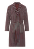 Front cutout view of HA libra stripes cotton Robe