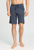 Front view of a men model wearing HA celestial night cotton Short Pants