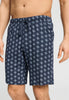 Close-up view of a men model wearing HA celestial night cotton Short Pants